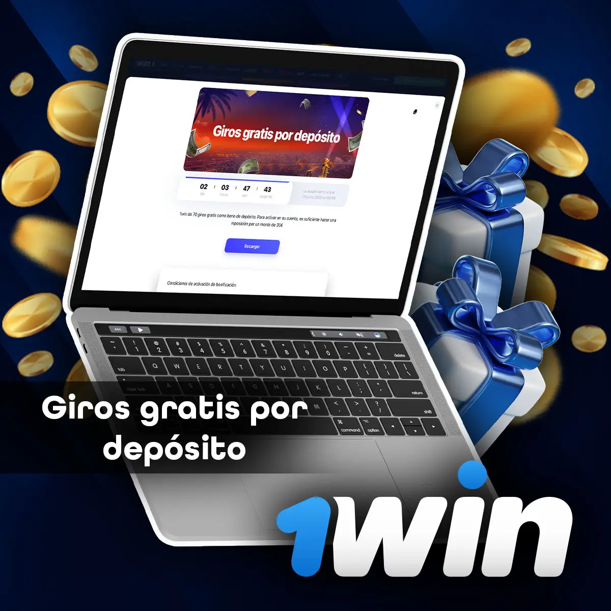 Cómo conseguir tiradas gratis al depositar en 1Win Mexico