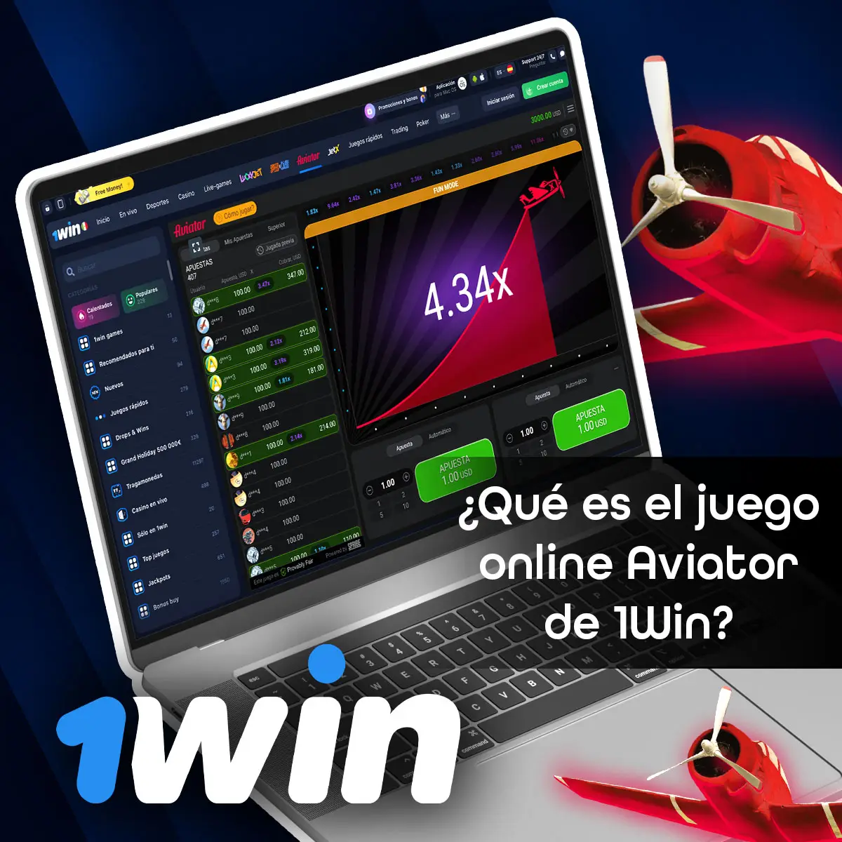 ¿Qué es el 1Win Aviator?