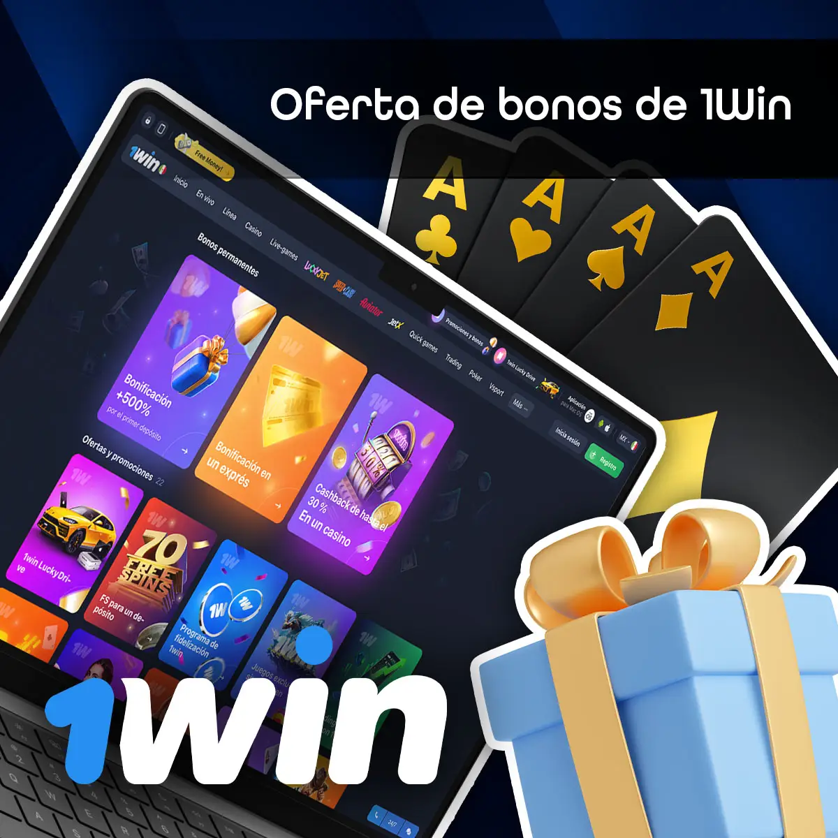 1Win ofrece una amplia variedad de bonos y promociones combinados con el juego de Baccarat